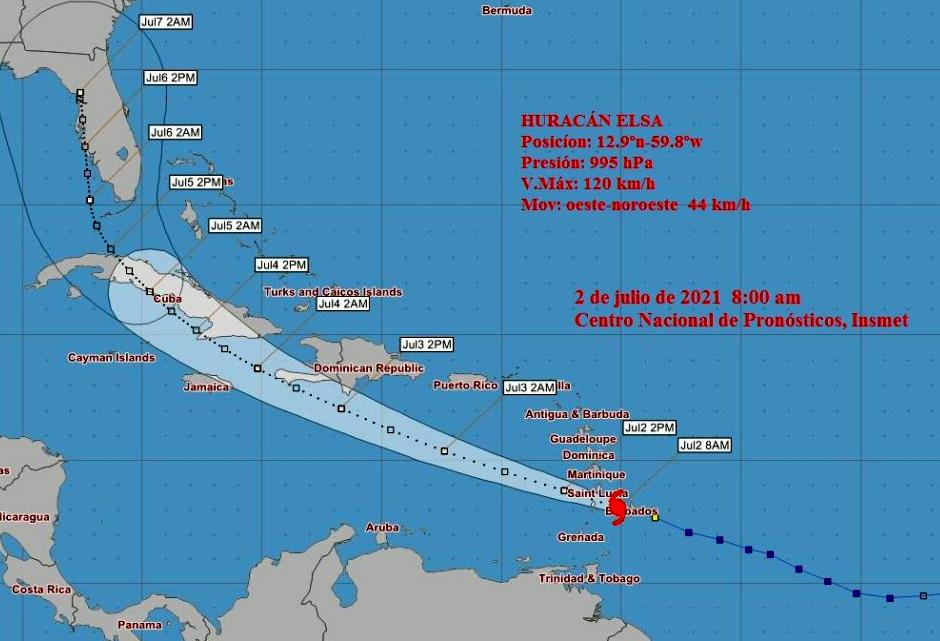 sancti spiritus, meteorologia, tormenta tropical elsa, ciclon, insmet