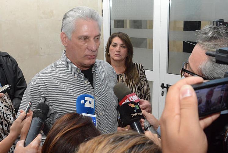 cuba, upec, miguel diaz-canel, periodistas