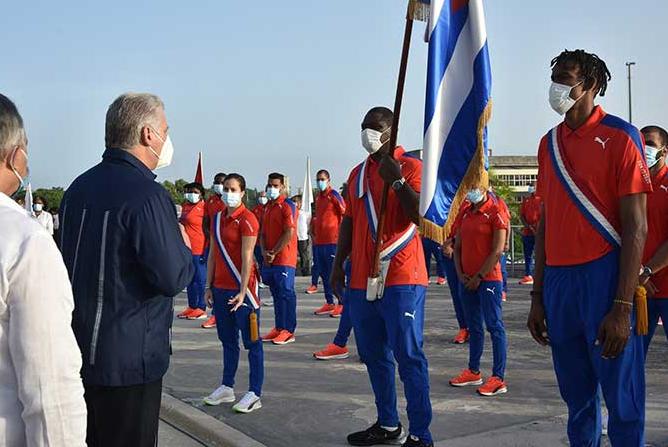 cuba, juegos olimpicos tokio 2021, olimpiadas, atletas cubanos, miguel diaz-canel