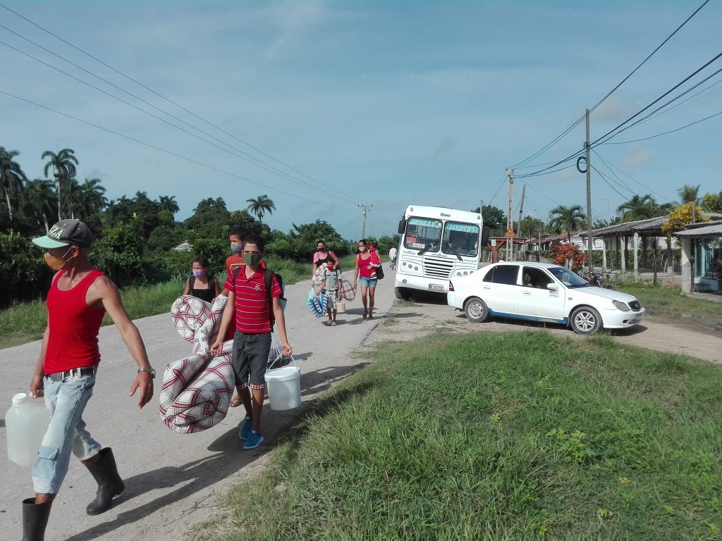 Fueron protegidos un total de 361 personas, la mayoría en casas de familiares y amigos.