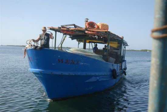 Los barcos pesqueros de la provincia se han movido a sitios seguros.