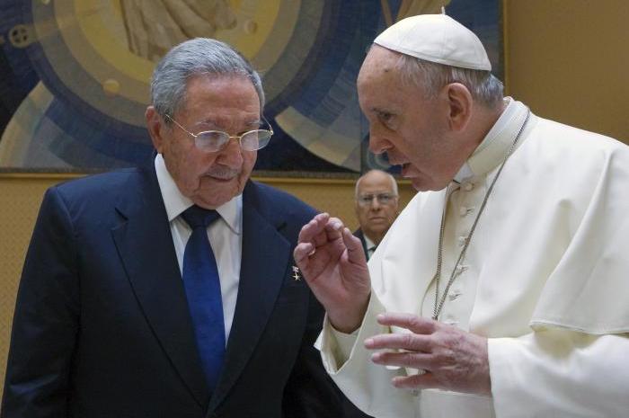 italia, cuba, vaticano, papa francisco, miguel diaz-canel, raul castro