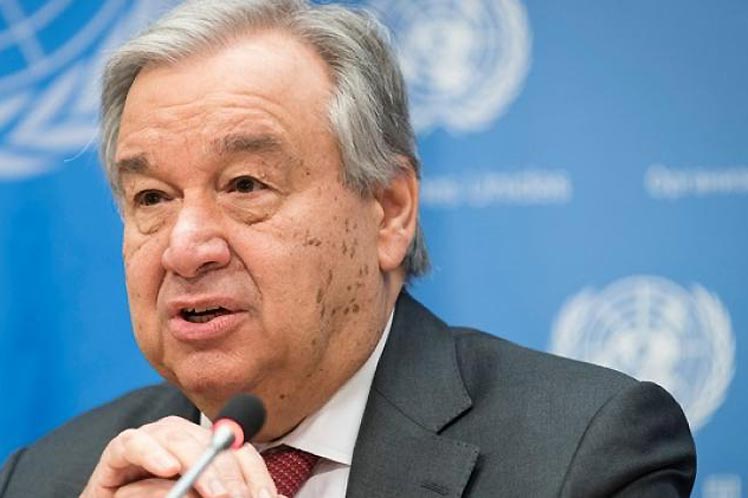 António Guterres considera que para hacer frente a la pandemia es necesario garantizar una distribución equitativa de los inmunizantes. (Foto: PL)