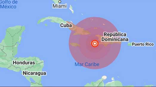 El sismo fue perceptible en casi todos los departamentos de Haití.