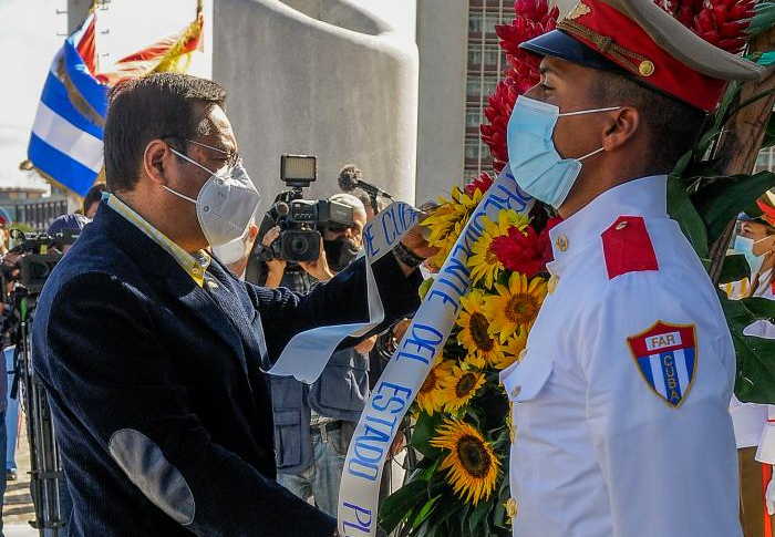 cuba, luis arce, miguel diaz-canel, bolibia, cigb