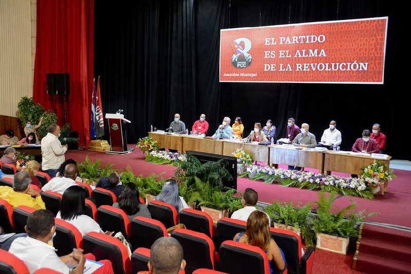 cuba, partido comunista de cuba, asamblea municipal del partido, VIII congreso del partido, miguel diaz-canel, isla de la juventud