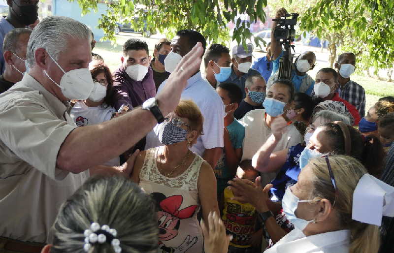 cuba, cienfuegos, visita gubernamental, miguel diaz-canel