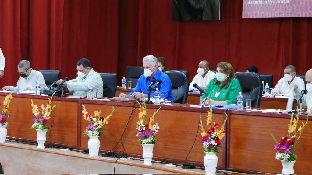 sancti spiritus, pcc, VIII congreso del pcc, asamblea provincial del pcc, deivy perez martin, miguel diaz-canel