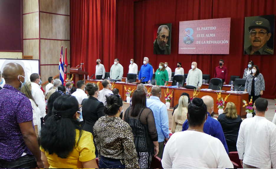 sancti spiritus, pcc, VIII congreso del pcc, asamblea provincial del pcc, deivy perez martin, miguel diaz-canel