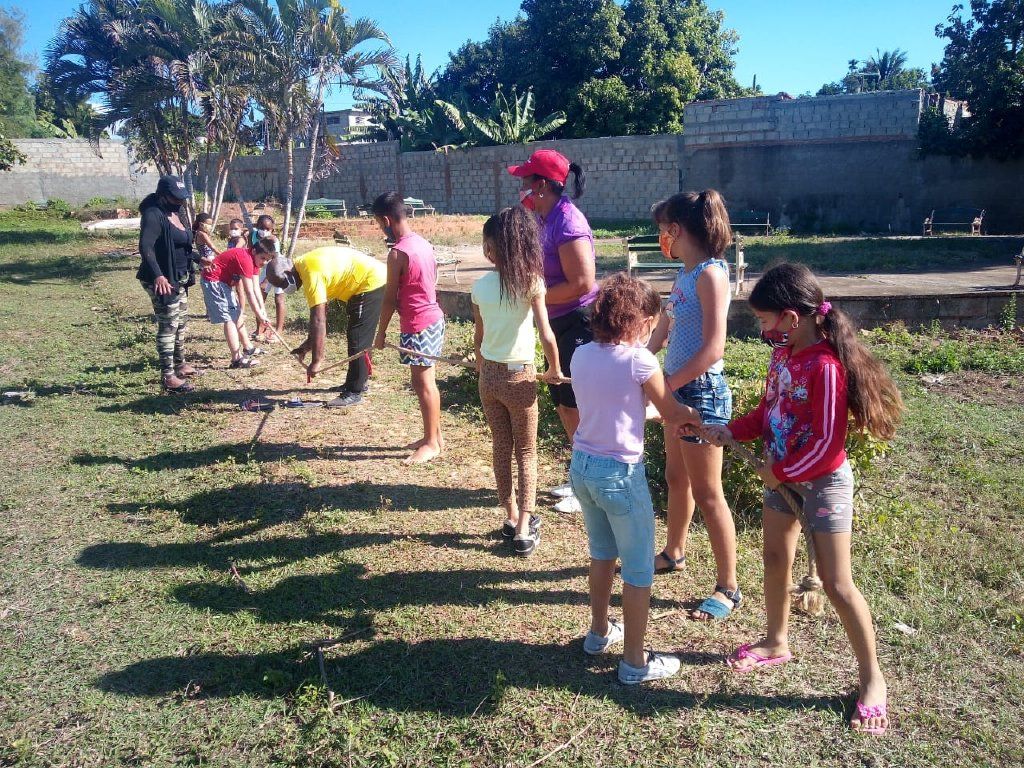 Actividad comunitaria en el Fortín de Vizcaya promovida por Aldaba.