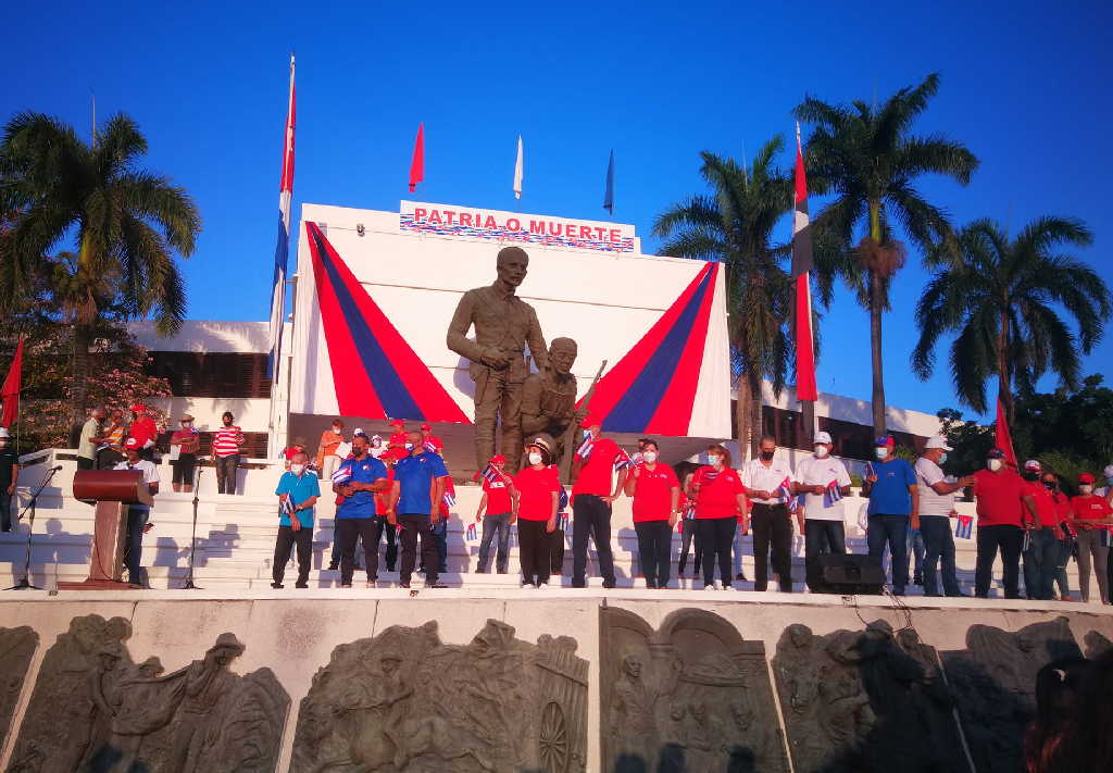 sancti spiritus, primero de mayo en sancti spiritus, primero de mayo, central de trabajadores de cuba