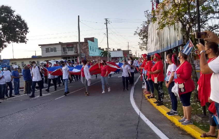 sancti spiritus, primero de mayo en sancti spiritus, primero de mayo, central de trabajadores de cuba