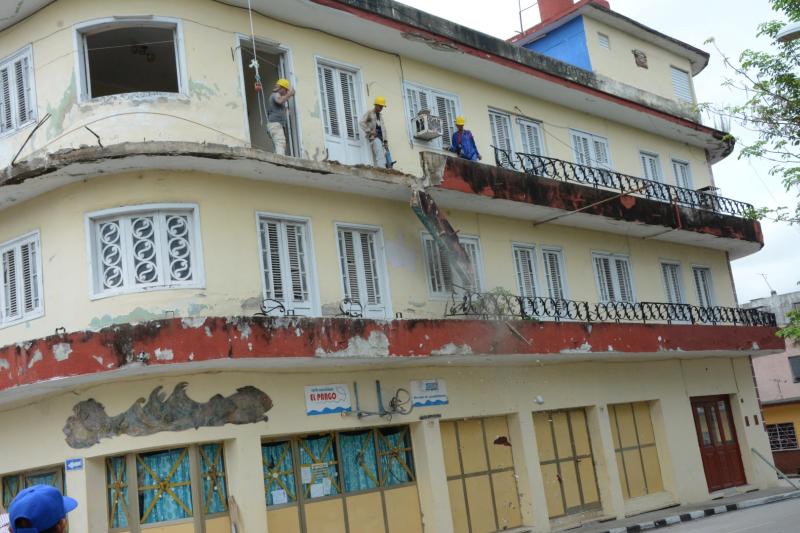 sancti spiritus, derrumbe, edificios multifamiliares, patrimonio, oficina del conservador, vivienda