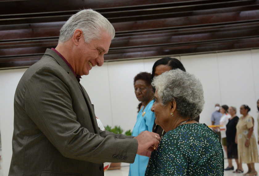 cuba, fmc, federacion de mujeres cubanas, 23 de agosto, miguel diaz-canel