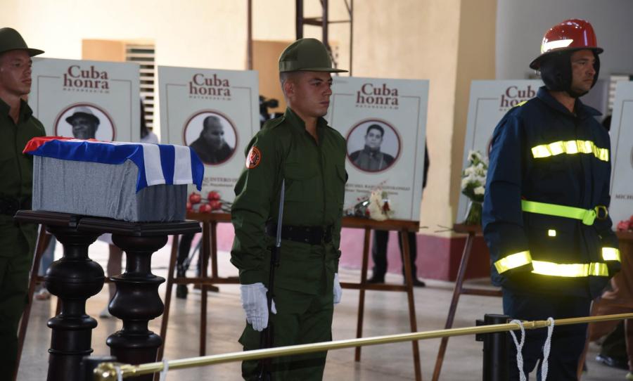 cuba, matanzas, bomberos, incendio, tributo, energia y minas, petroleo