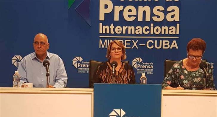 Las máximas autoridades del Consejo Electoral Nacional precisaron los resultados finales de las elecciones nacionales en conferencia de prensa. (Foto: PL)