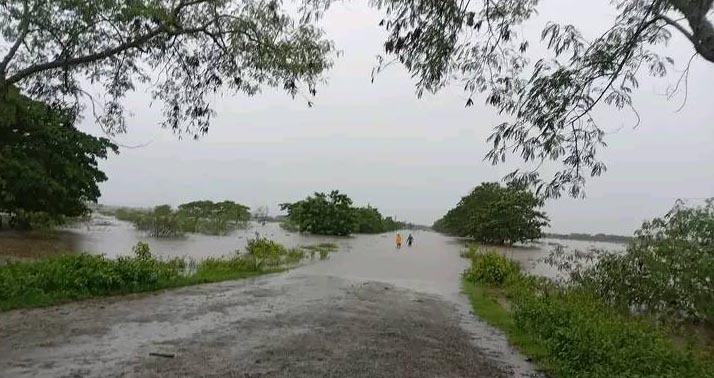 Varias comunidades han quedado incomunicadas como consecuencia de las inundaciones. (Foto: Radio Nuevitas)