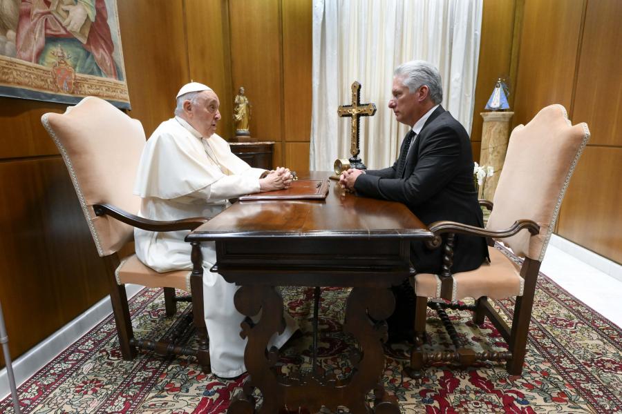 cuba, vaticano, roma, papa francisco, miguel diaz-canel, iglesia catolica