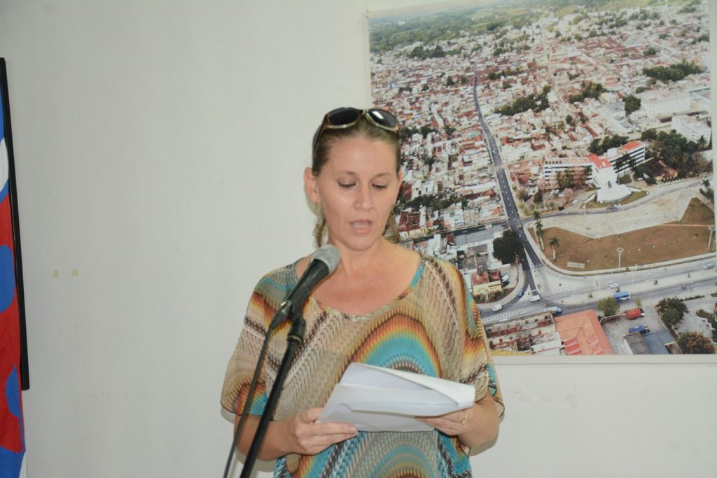Gisselle Morales, directora de Escambray, presentó la convocatoria a la primera edición del Concurso Nacional de Periodismo de Investigación Quijote de Cuba.