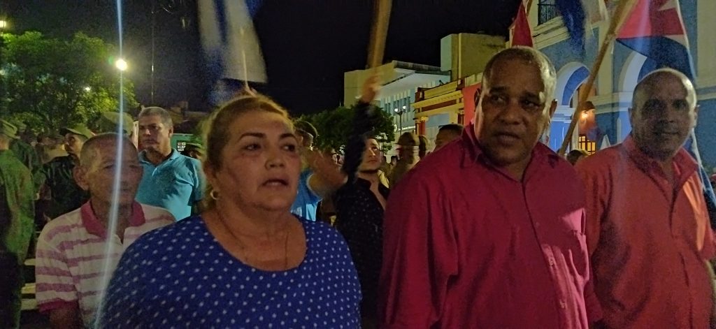 Deivy Pérez Martín exhortó al pueblo a no detener la marcha.