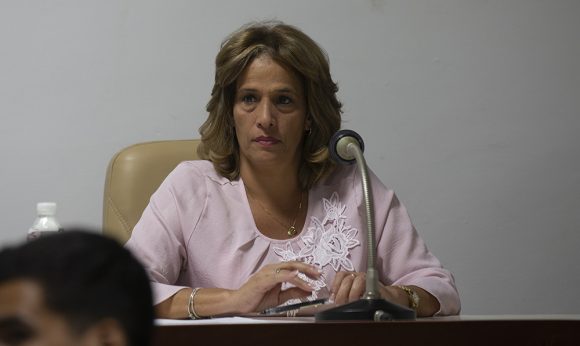 Betsy Díaz Velázquez, ministra de Comercio Interior.