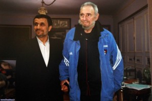 Fidel y Ahmadineyad.