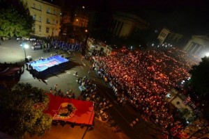 Marcha de las Antorchas en La Habana.