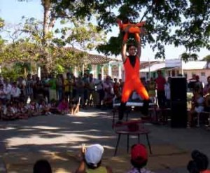 Escena del Festival de Teatro Aficionado de Fomento (Foto Mary Romero).