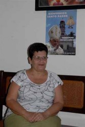 Por más de tres décadas María del Carmen ha impartido clases de Catecismo en la Iglesia Parroquial Mayor de Sancti Spíritus.