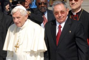 El diálogo de Benedicto XVI con Raúl tendrá lugar en horas de la tarde en el capitalino Palacio de la Revolución.