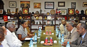 Recibe Esteban Lazo al Presidente de la Cámara de Etiopía, Abadula Gemeda Dago.