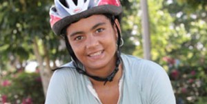 Lisandra está muy enamorada del ciclismo. (Foto: Armando Hernández)