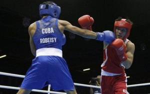 Robeisy Ramirez obtuvo la primera victoria del boxeo cubano.