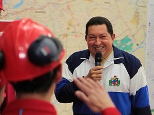 Chávez recorre Faja Petrolífera del Orinoco.