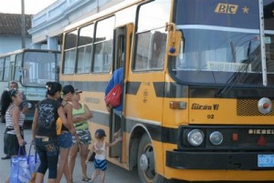 El traslado de los campistas figura como una de las prioridades de la Empresa de Transporte Escolar.