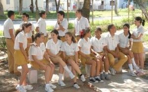 En Sancti Spíritus las condiciones están garantizadas para que cada alumno tenga este 3 de septiembre un maestro frente al aula. (foto: Vicente Brito)