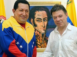Chavez y Santos en una foto de archivo. (AVN)