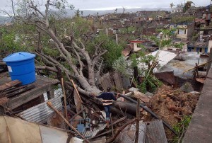 La severidad de los daños resulta notoria en Santiago de Cuba.