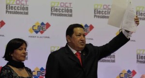 Chávez durante su proclamación como Presidente para el período 2013-2019.