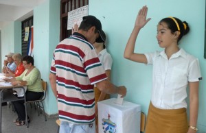 Los espirituanos respondieron nuevamente en esta segunda vuelta. (Foto Oscar Alfonso)