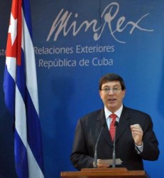 Bruno Rodríguez Parrilla, ministro de Relaciones Exteriores de Cuba.(foto: AIN)