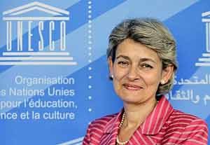 Bokova es directora de la UNESCO desde noviembre de 2009.