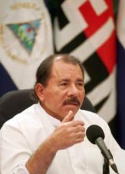 Daniel Ortega, presidente de Nicaragua.