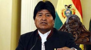 Evo Morales, presidente de Bolivia.