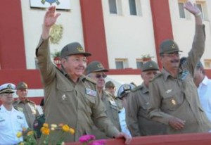 Ceremonia Militar en ocasión del aniversario 50 de la fundación de la escuela Interarmas de las FAR General Antonio Maceo.