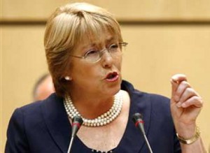 Bachelet fue la persona perfecta, en el momento exacto y el momento preciso, afirmó el máximo responsable de la ONU.