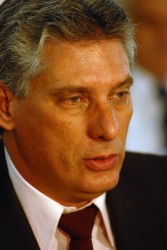 Miguel Díaz-Canel, primer vicepresidente de los Consejos de Estado y de Ministros de Cuba.