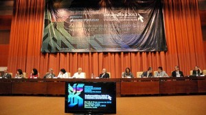 Acto inaugural de "Informática 2013", realizado en el Palacio de las Convenciones en La Habana.