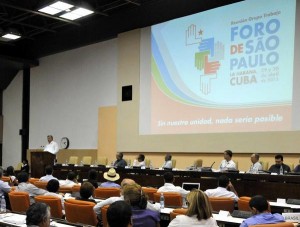 Reunión del Grupo de Trabajo del Foro de Sao Paulo, en La Habana, Cuba.