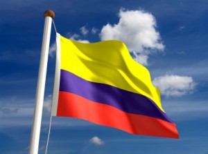 Bandera de Colombia.